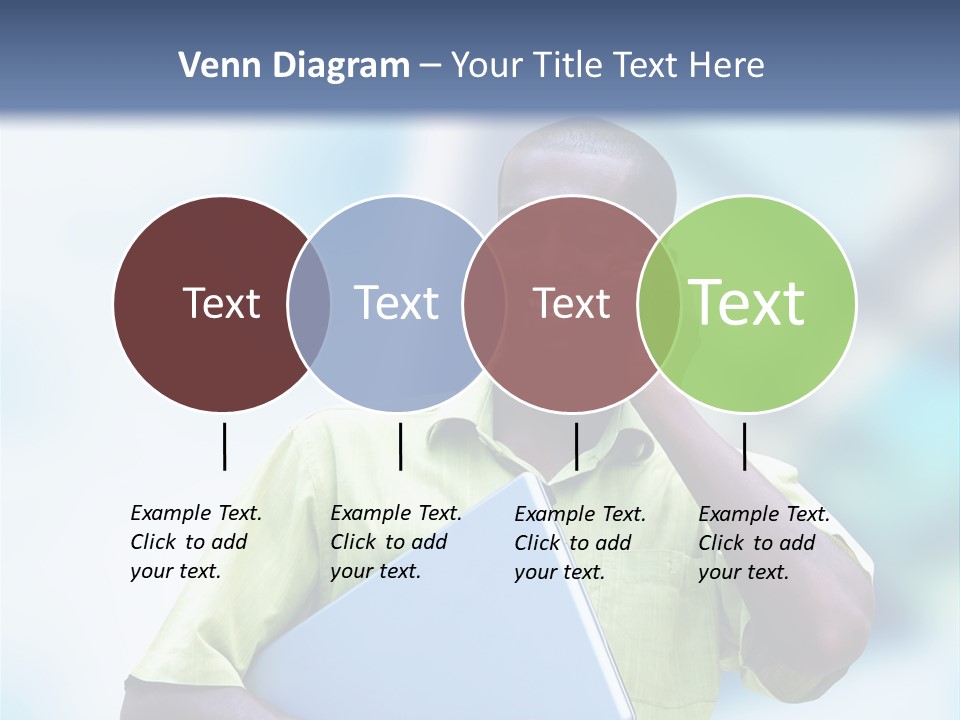 Blue Optimism Happy PowerPoint Template