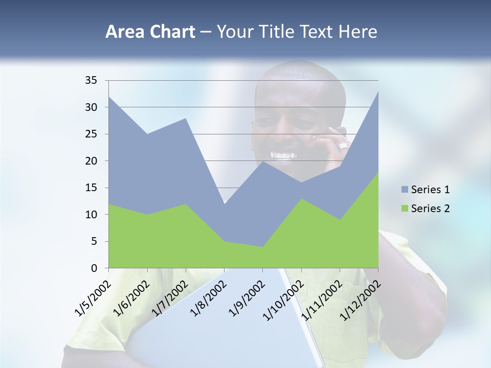 Blue Optimism Happy PowerPoint Template