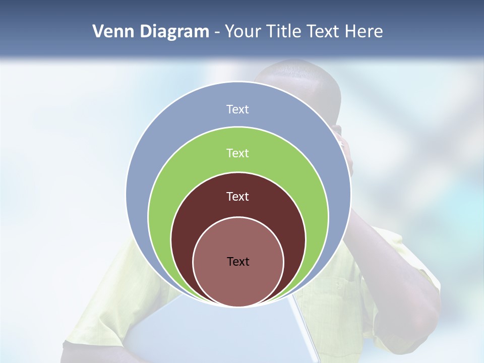 Blue Optimism Happy PowerPoint Template