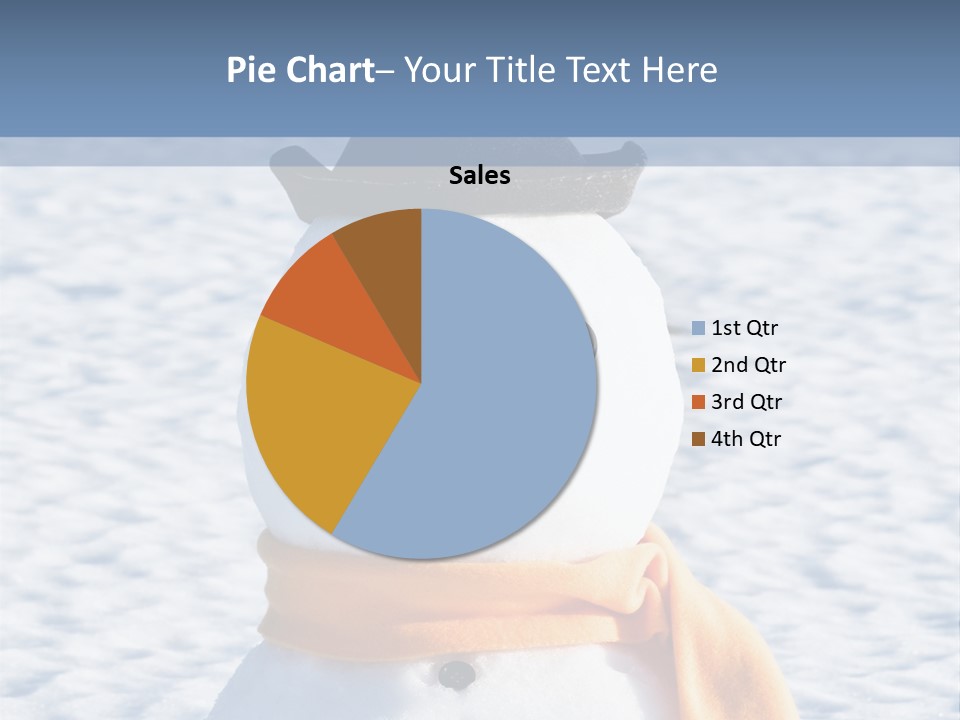 Blue Smiling Card PowerPoint Template