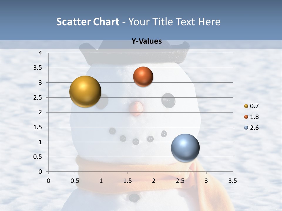 Blue Smiling Card PowerPoint Template