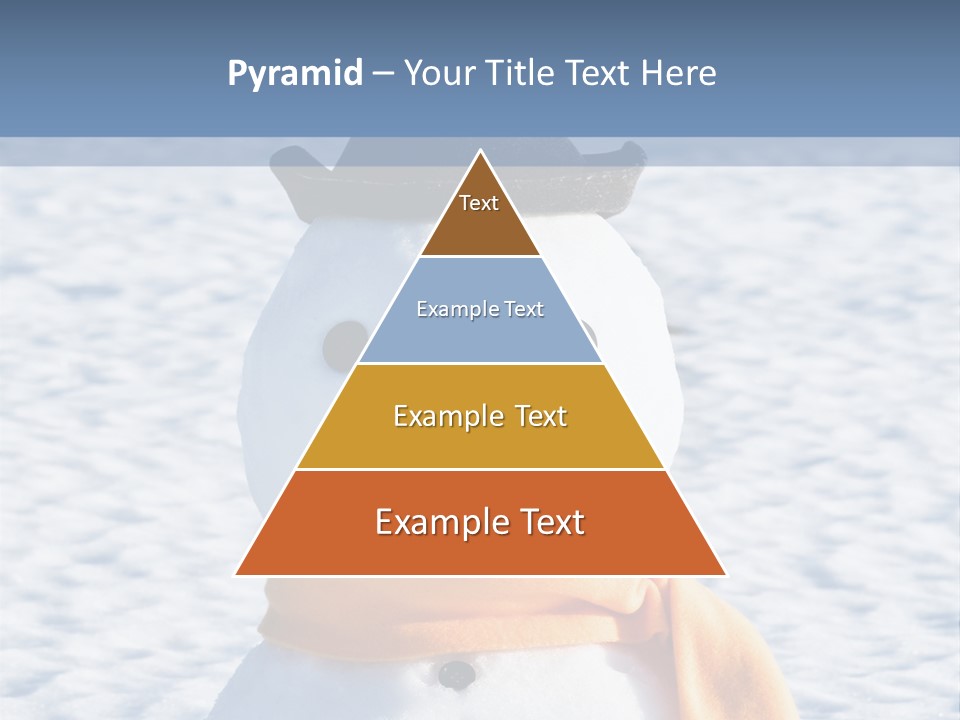 Blue Smiling Card PowerPoint Template