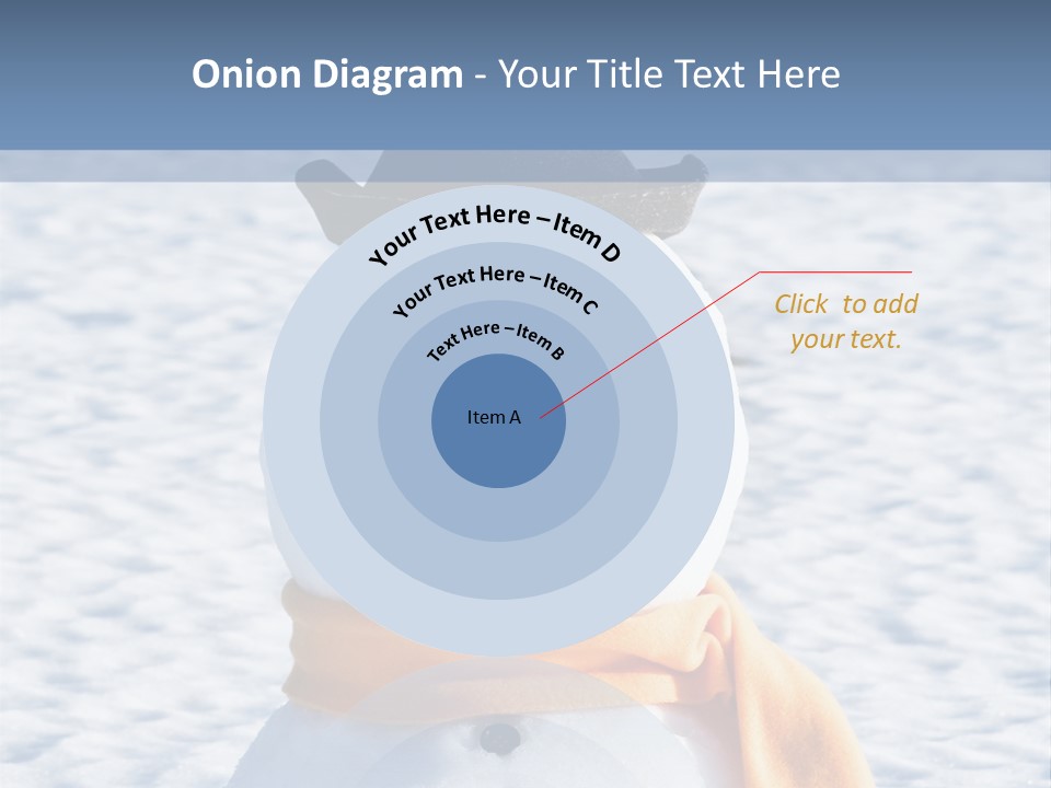 Blue Smiling Card PowerPoint Template