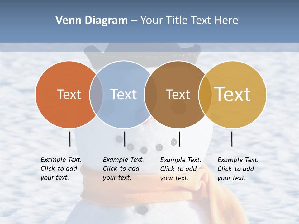 Blue Smiling Card PowerPoint Template