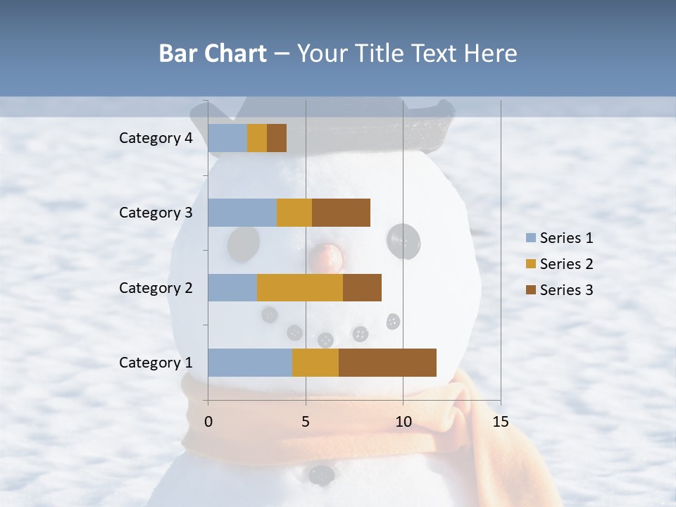 Blue Smiling Card PowerPoint Template