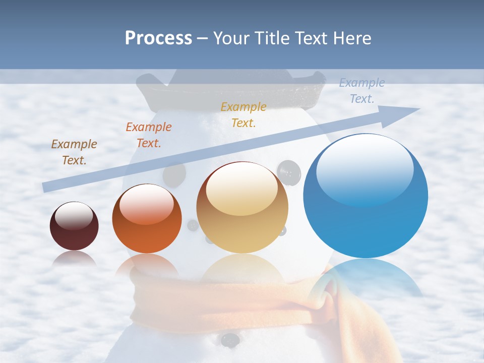 Blue Smiling Card PowerPoint Template