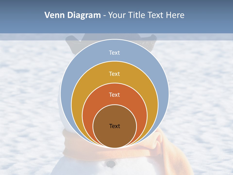 Blue Smiling Card PowerPoint Template