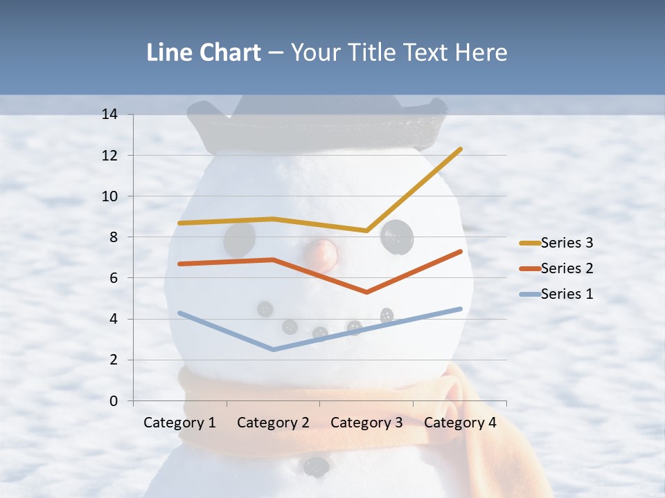 Blue Smiling Card PowerPoint Template