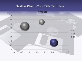 Square Record Computer PowerPoint Template