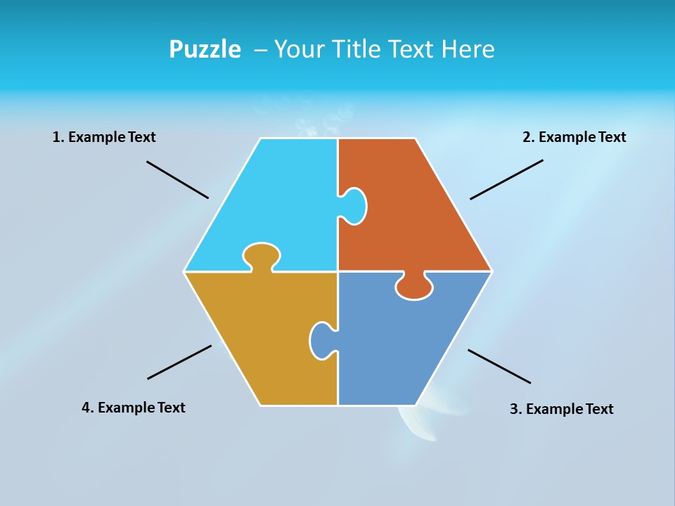 White Advertising Jump PowerPoint Template