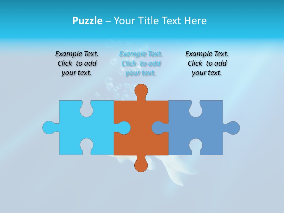 White Advertising Jump PowerPoint Template