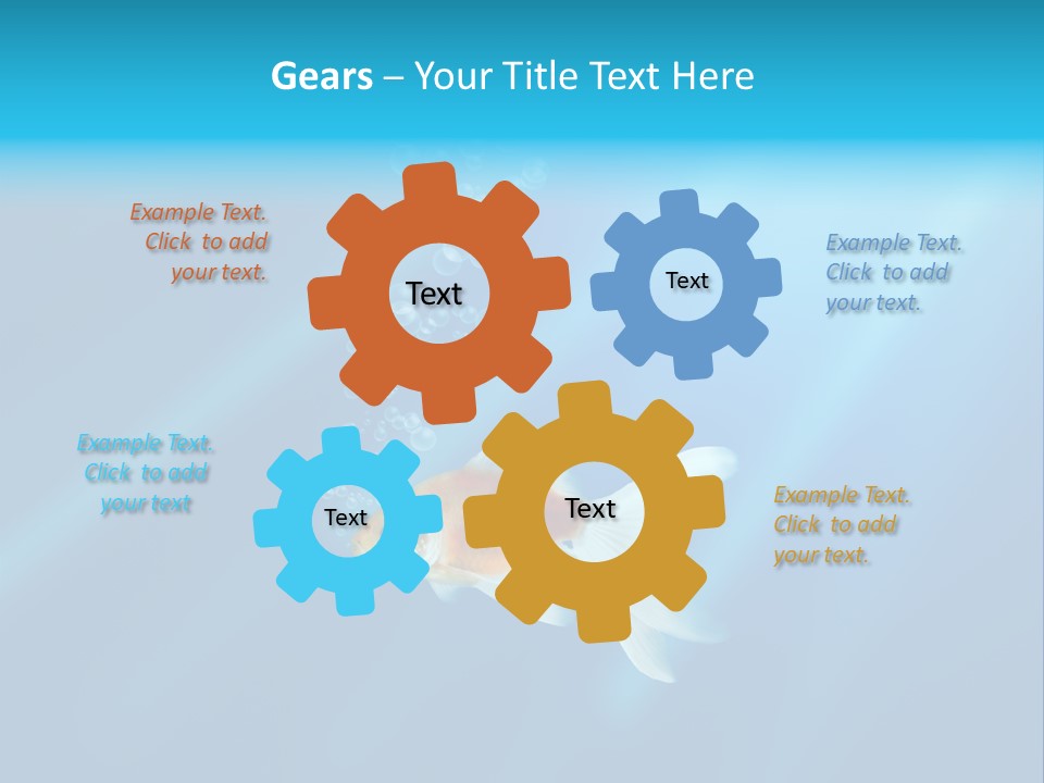 White Advertising Jump PowerPoint Template