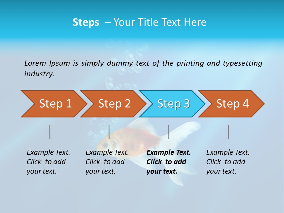 White Advertising Jump PowerPoint Template