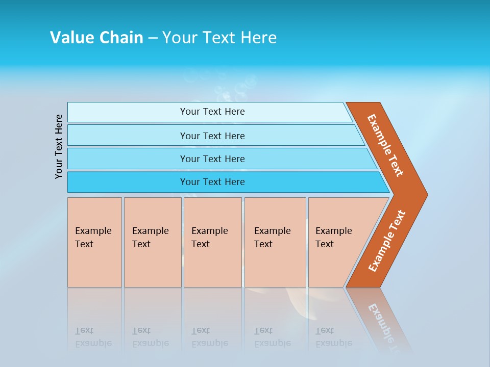 White Advertising Jump PowerPoint Template