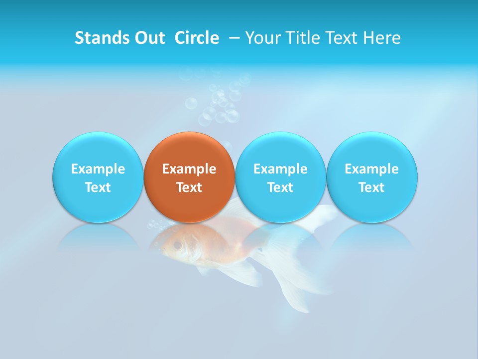 White Advertising Jump PowerPoint Template