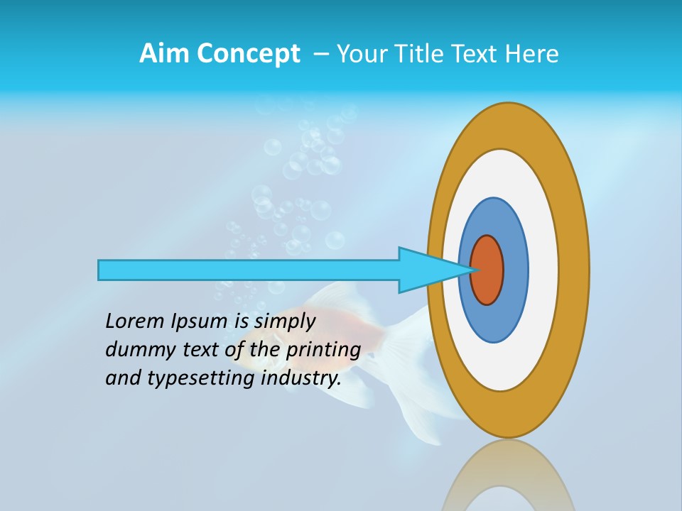 White Advertising Jump PowerPoint Template