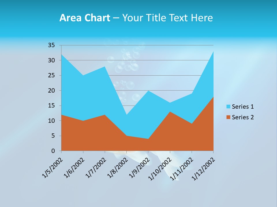 White Advertising Jump PowerPoint Template