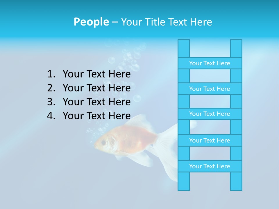 White Advertising Jump PowerPoint Template