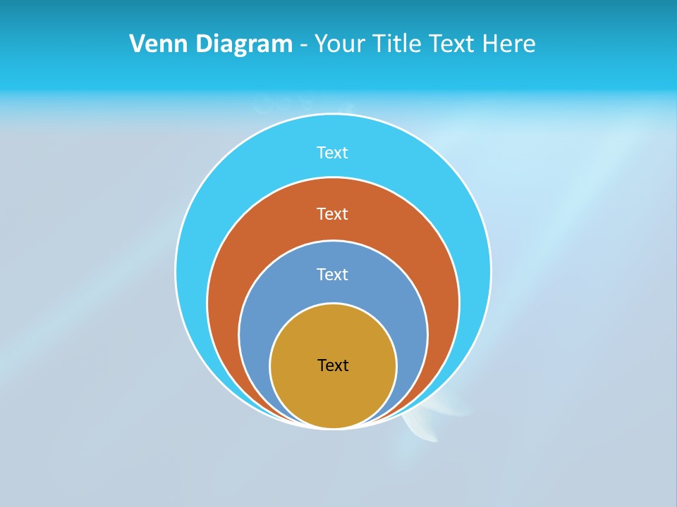 White Advertising Jump PowerPoint Template