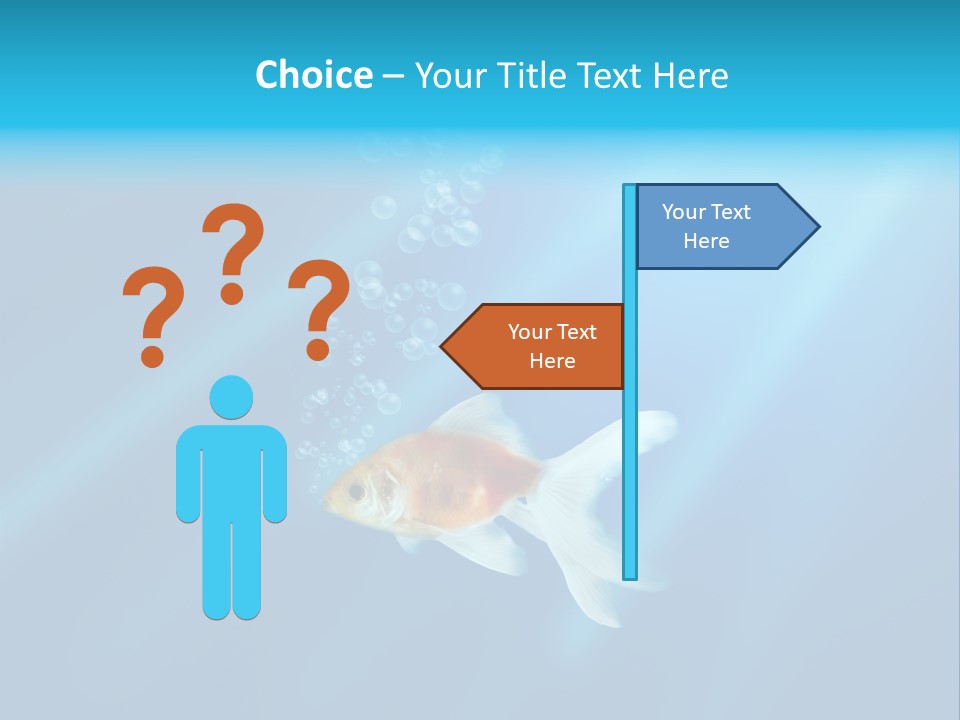 White Advertising Jump PowerPoint Template