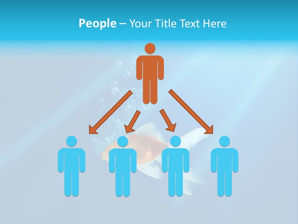 White Advertising Jump PowerPoint Template