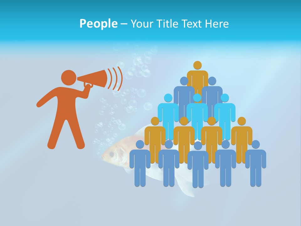 White Advertising Jump PowerPoint Template