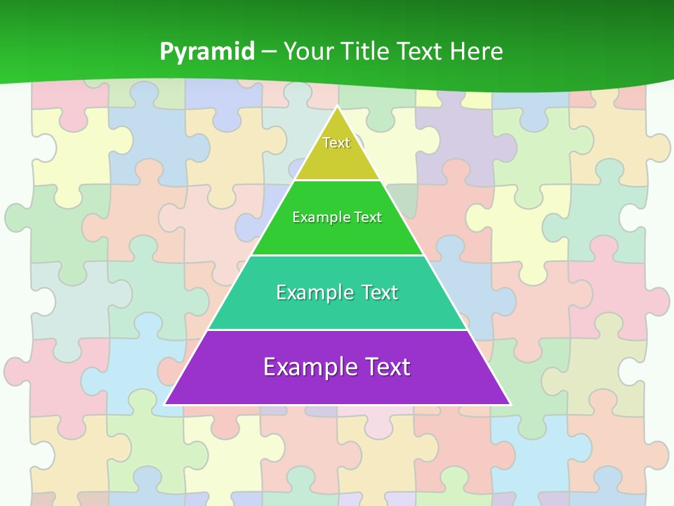 A Colorful Puzzle Piece Powerpoint Presentation PowerPoint Template
