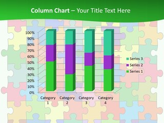 A Colorful Puzzle Piece Powerpoint Presentation PowerPoint Template