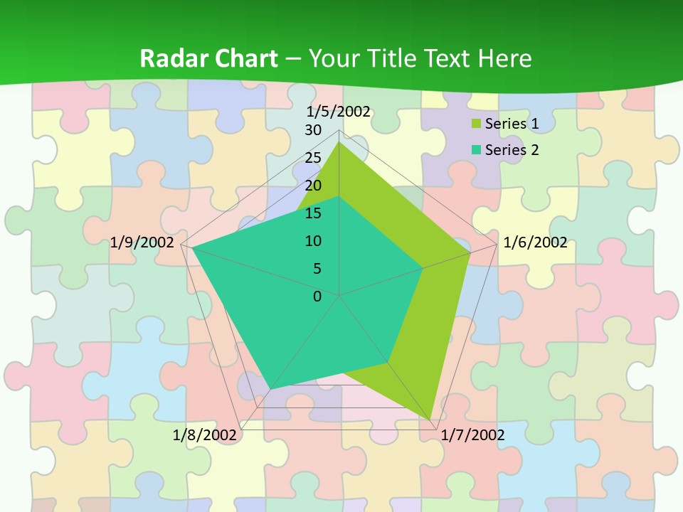 A Colorful Puzzle Piece Powerpoint Presentation PowerPoint Template