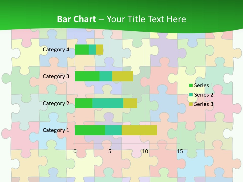A Colorful Puzzle Piece Powerpoint Presentation PowerPoint Template