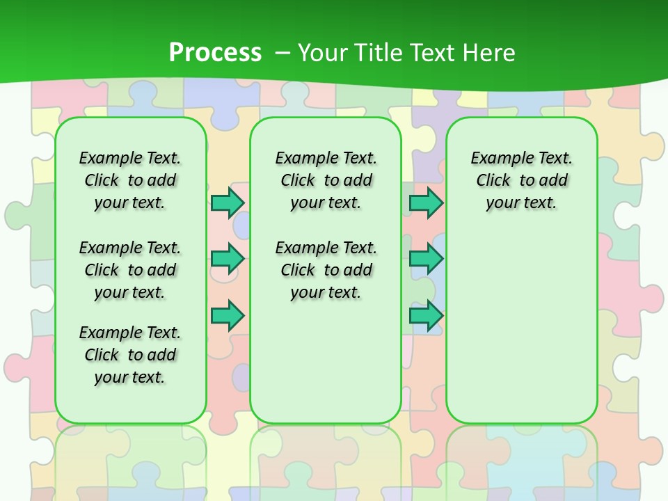 A Colorful Puzzle Piece Powerpoint Presentation PowerPoint Template