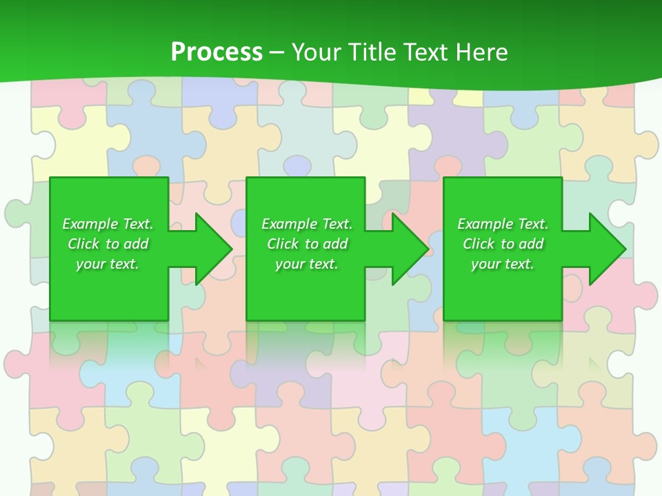 A Colorful Puzzle Piece Powerpoint Presentation PowerPoint Template