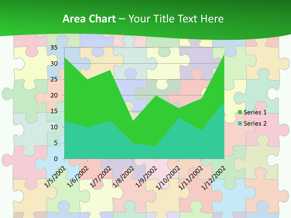A Colorful Puzzle Piece Powerpoint Presentation PowerPoint Template