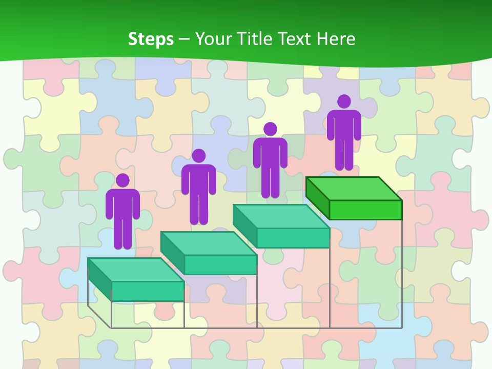 A Colorful Puzzle Piece Powerpoint Presentation PowerPoint Template