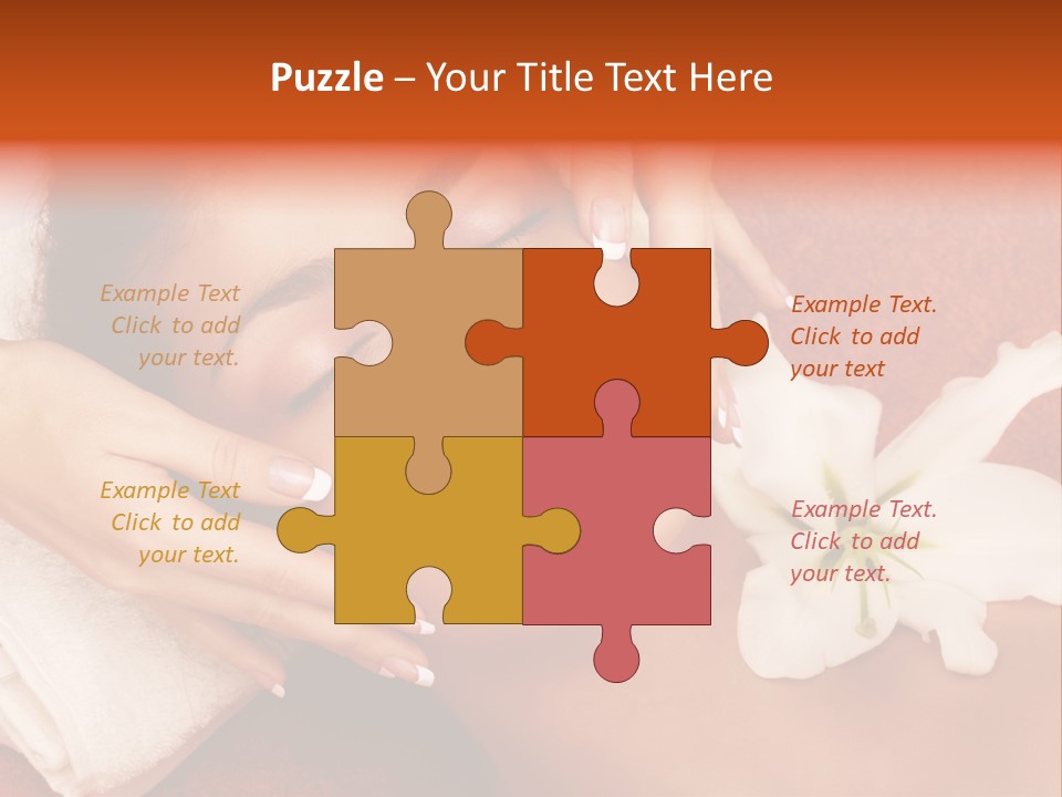 Head Beautiful Relaxation PowerPoint Template