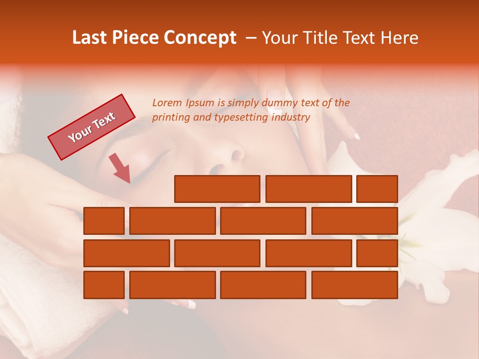 Head Beautiful Relaxation PowerPoint Template