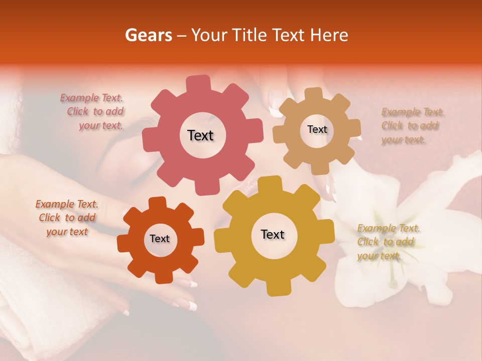 Head Beautiful Relaxation PowerPoint Template