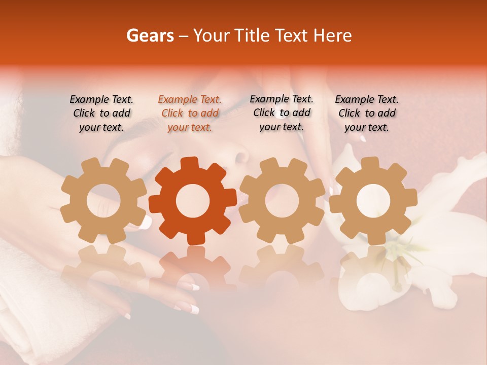 Head Beautiful Relaxation PowerPoint Template