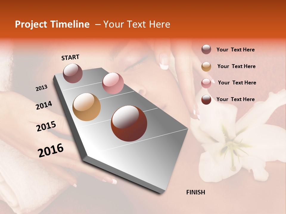Head Beautiful Relaxation PowerPoint Template