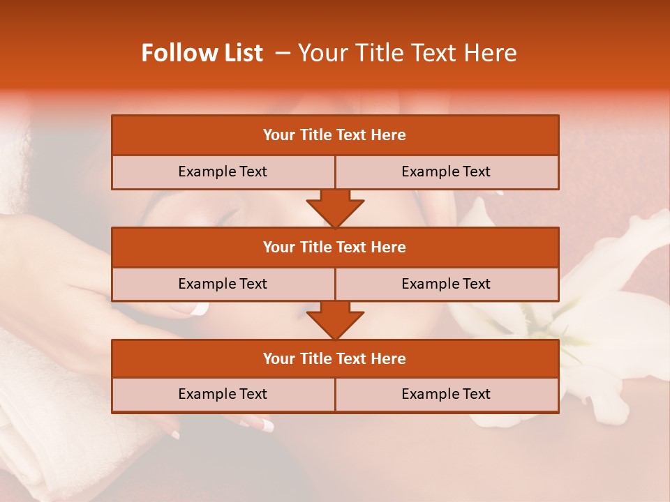 Head Beautiful Relaxation PowerPoint Template