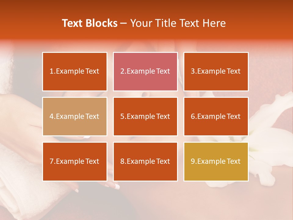 Head Beautiful Relaxation PowerPoint Template