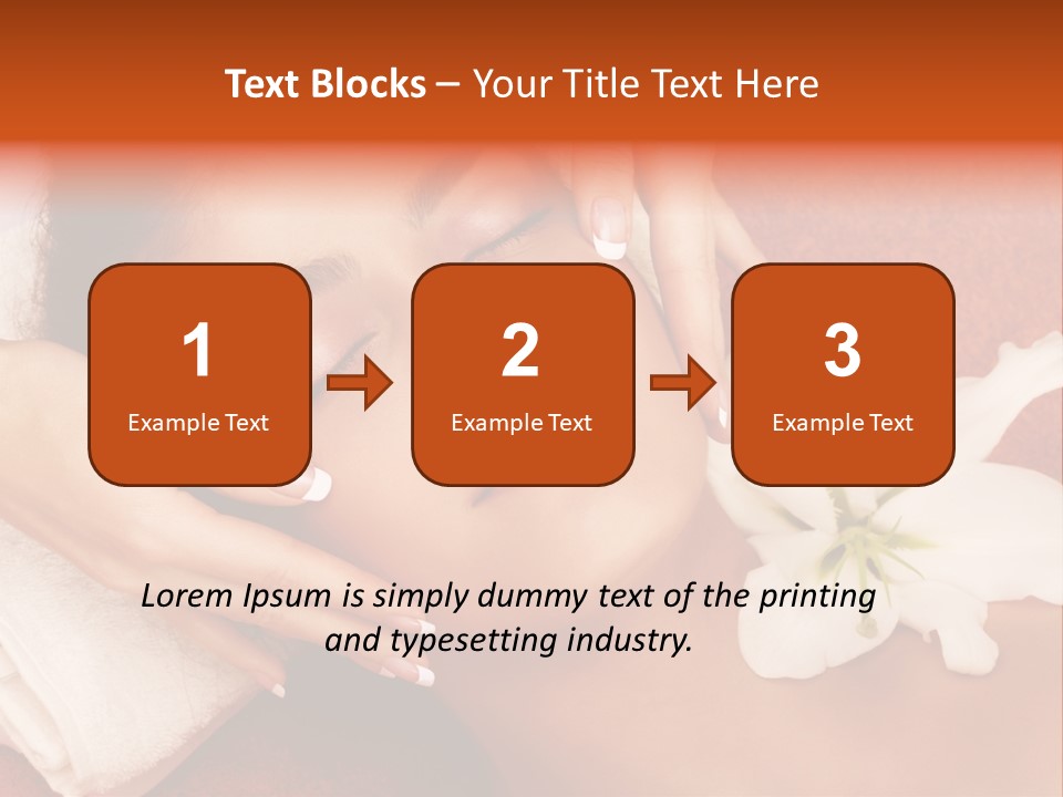 Head Beautiful Relaxation PowerPoint Template