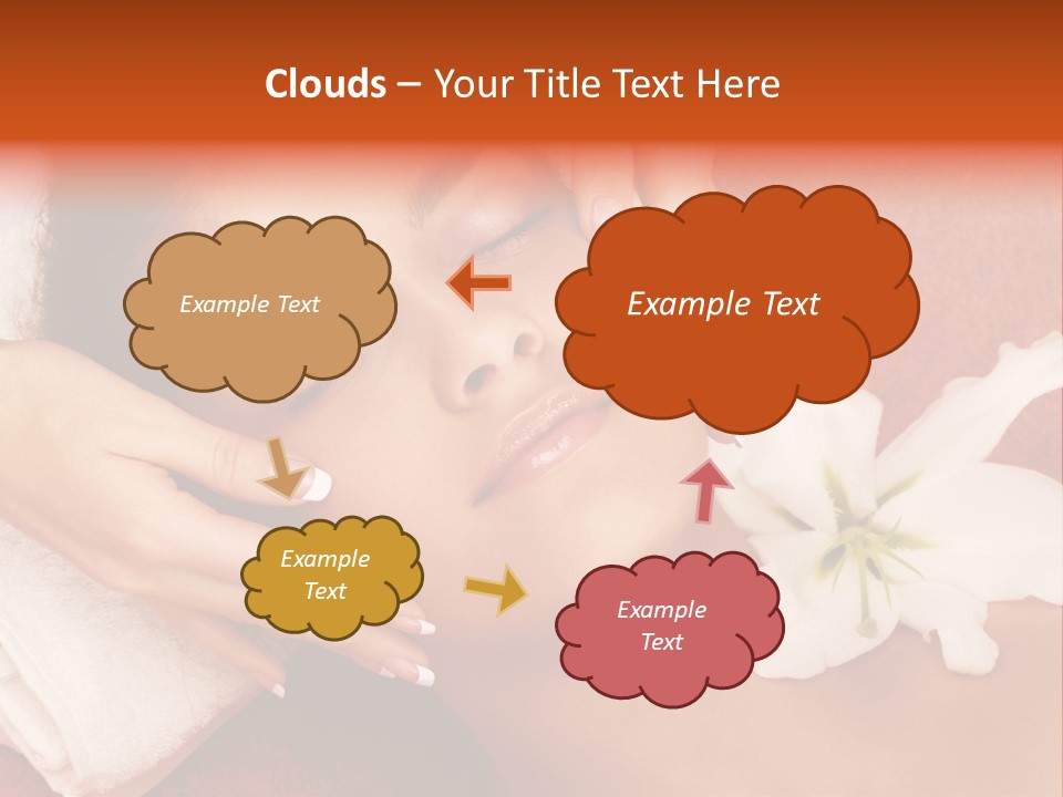 Head Beautiful Relaxation PowerPoint Template