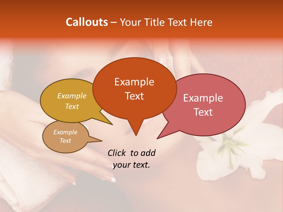 Head Beautiful Relaxation PowerPoint Template