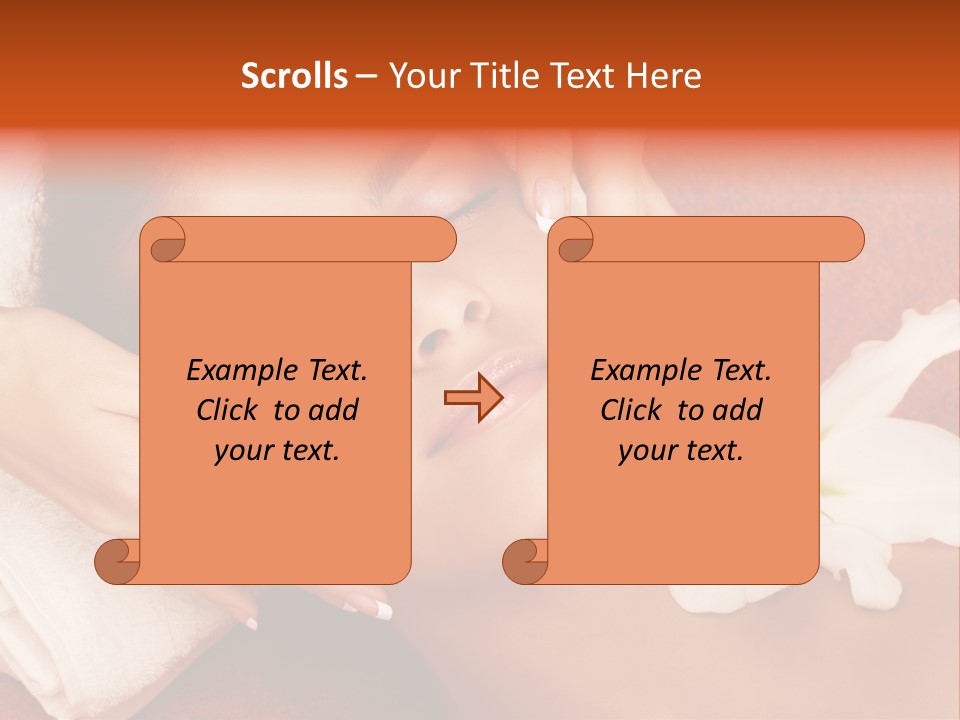 Head Beautiful Relaxation PowerPoint Template
