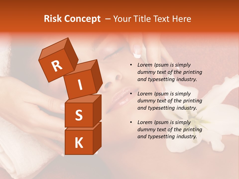 Head Beautiful Relaxation PowerPoint Template