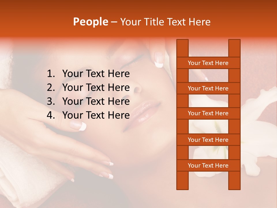 Head Beautiful Relaxation PowerPoint Template
