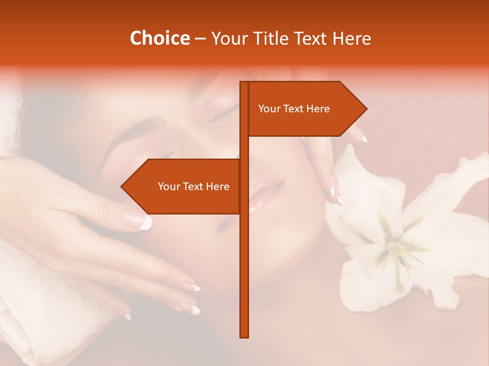 Head Beautiful Relaxation PowerPoint Template