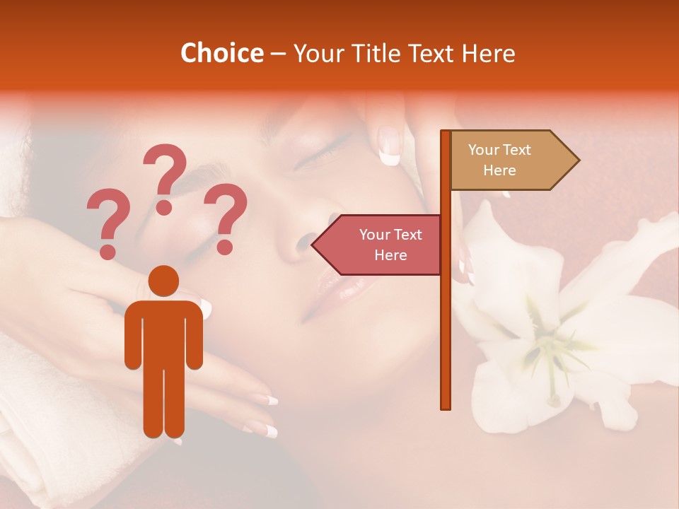 Head Beautiful Relaxation PowerPoint Template