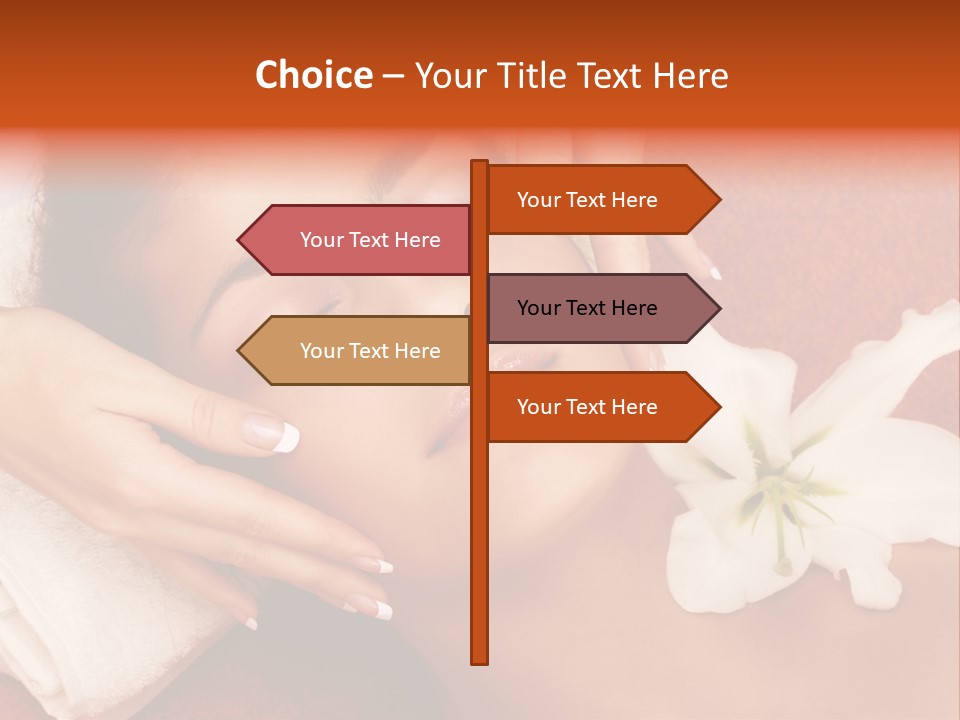 Head Beautiful Relaxation PowerPoint Template